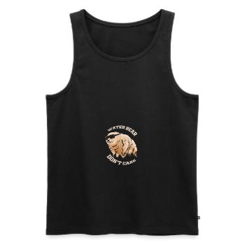Microbiology Teacher Tardigrade - Water Bear Don't - Männer Premium Bio Tank Top - Schwarz - Vorne - Michal (187cm)