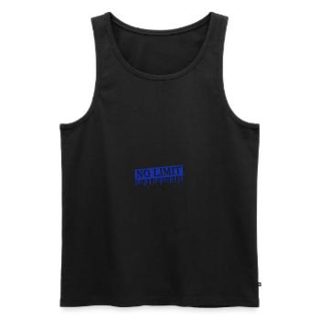 no limit 2 - Men's Premium Organic Tank Top - black - Front - AI Model Male 178 light (178cm)