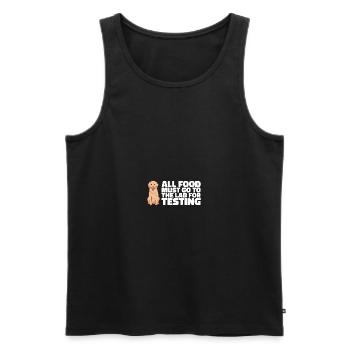 Retriever Geschenke für Retriever Besitzer - Männer Premium Bio Tank Top - Schwarz - Vorne - Michal (187cm)