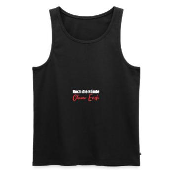 Chemo Krebstherapie Krebs Geschenk - Männer Premium Bio Tank Top - Schwarz - Vorne - AI Model Male 178 light (178cm)