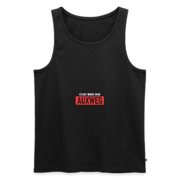 Es gibt nur einen Auxweg Tontechniker Tontechnik - Männer Premium Bio Tank Top - Schwarz - Vorne - Michal (187cm)