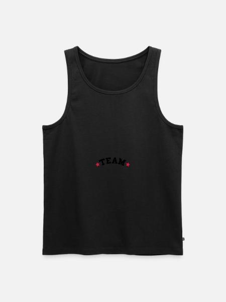 team star - Men's Premium Organic Tank Top - black