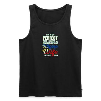 Philippinen Filipina Stolz Flagge Pinay I Geschenk - Männer Premium Bio Tank Top - Schwarz - Vorne - AI Model Male 178 light (178cm)