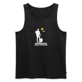 Philippinen Filipino Flagge Stolz I Geschenk - Männer Premium Bio Tank Top - Schwarz - Vorne - AI Model Male 178 light (178cm)