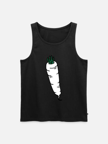 Radish radis - Men's Premium Organic Tank Top - black