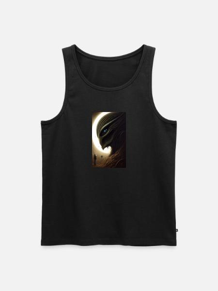 Alien | UFO | Spaceship | UAP | alien - Men's Premium Organic Tank Top - black