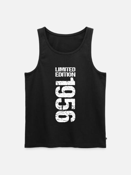 70th birthday 1956 - Men's Premium Organic Tank Top - black