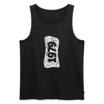 Hochzeit 1979 - Männer Premium Bio Tank Top - Schwarz - Vorne - Michal (187cm)