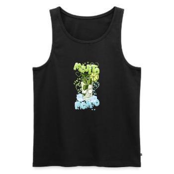 Mojito Ice - Débardeur bio Premium Homme - noir - Devant - Michal (187cm)