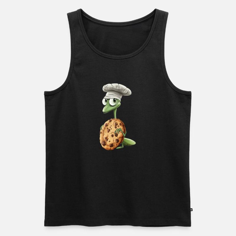 Gottesanbeterin Keks - Männer Premium Bio Tank Top - Schwarz