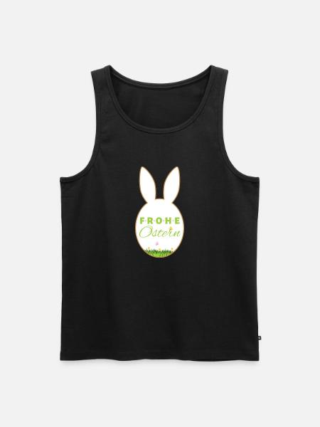 Happy Easter - Men's Premium Organic Tank Top - black