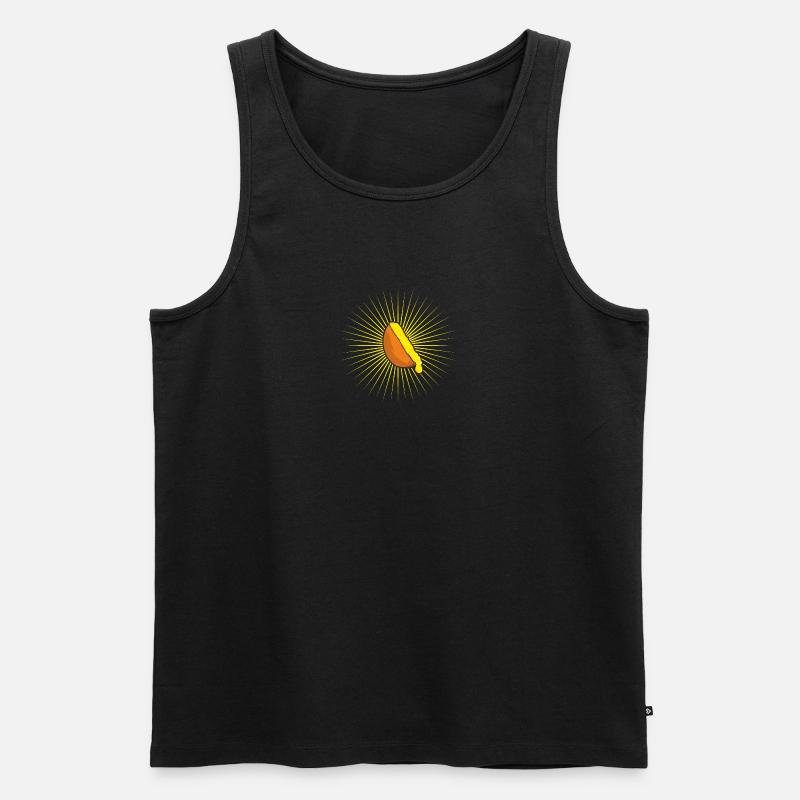 Schweizer Käse Raclette - Männer Premium Bio Tank Top - Schwarz