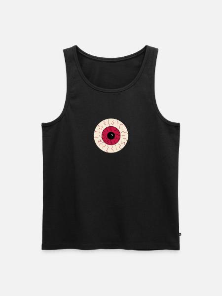 Halloween bloodshot eye - Men's Premium Organic Tank Top - black