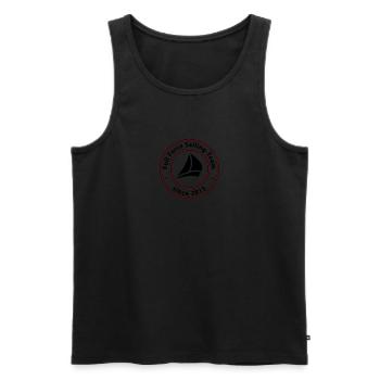Full Force Sailing neutral - Männer Premium Bio Tank Top - Schwarz - Vorne - Michal (187cm)