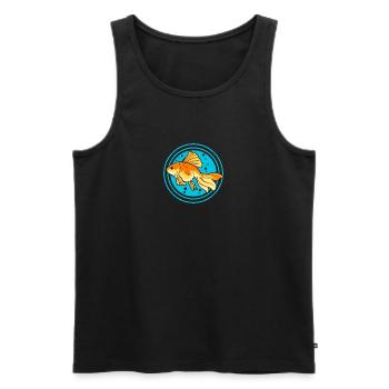 Breeding Goldfish Hobby Aquarium Pet - Men's Premium Organic Tank Top - black - Front - Michal (187cm)