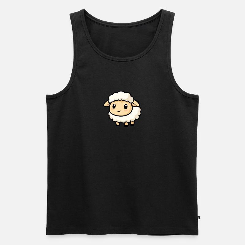süßes Schaf - Männer Premium Bio Tank Top - undefined