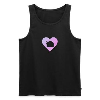 Physics Physics Astrophysics - Men's Premium Organic Tank Top - black - Front - AI Model Male 178 light (178cm)