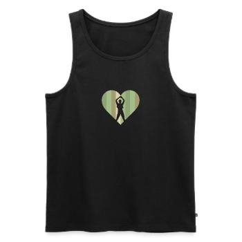 Aerobics Acrobatics Aerobics - Männer Premium Bio Tank Top - Schwarz - Vorne - Michal (187cm)