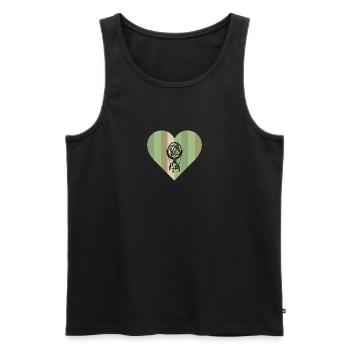 Physics Astronomy Physics - Men's Premium Organic Tank Top - black - Front - AI Model Male 178 light (178cm)