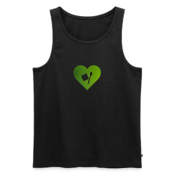 Backwaren Muffin Bäckerei - Männer Premium Bio Tank Top - Schwarz - Vorne - Michal (187cm)