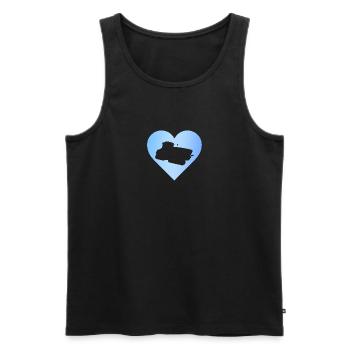 Agriculture Ranch Yard - Men's Premium Organic Tank Top - black - Front - Michal (187cm)