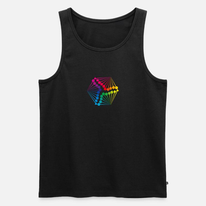 Farb-Komposit - Männer Premium Bio Tank Top - undefined