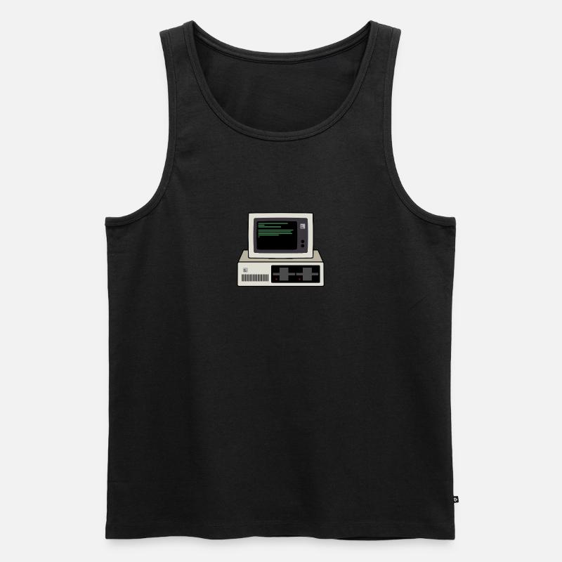 Retro Computer 5150 - Männer Premium Bio Tank Top - undefined