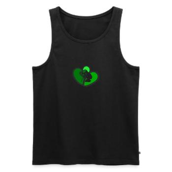 Fotografie Digitalkamera Kamera - Männer Premium Bio Tank Top - Schwarz - Vorne - Michal (187cm)
