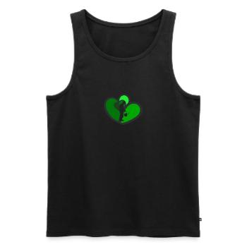 Gartenarbeit Blume Hobbygärtner - Männer Premium Bio Tank Top - Schwarz - Vorne - Michal (187cm)