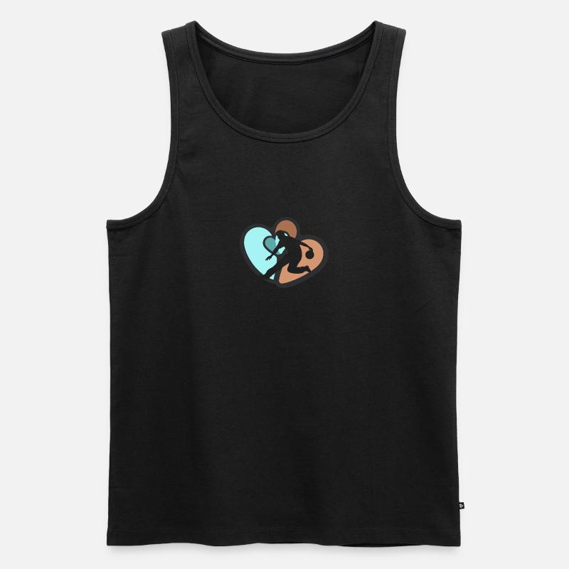Bowling Strike Pin - Männer Premium Bio Tank Top - undefined