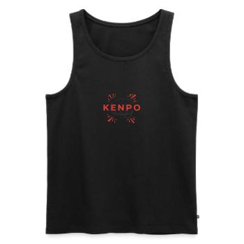 Kenpo Faust Martial Arts - Männer Premium Bio Tank Top - Schwarz - Vorne - Michal (187cm)