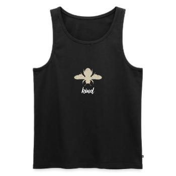 Beige Bee Child Bee Be Child - Débardeur bio Premium Homme - noir - Devant - Michal (187cm)
