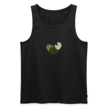 Paragliding Adrenalin Flugsport - Männer Premium Bio Tank Top - Schwarz - Vorne - Michal (187cm)