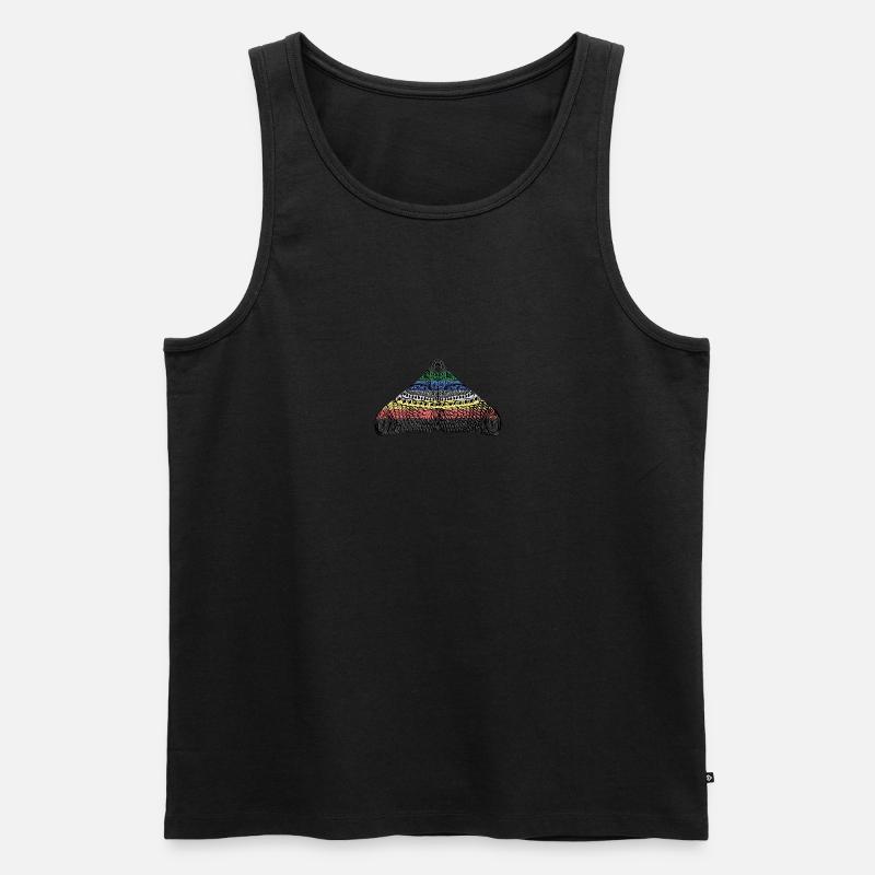 Disability pride Motte Motiv A - Männer Premium Bio Tank Top - undefined