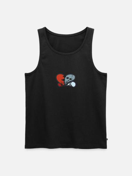 Aileron d’aquarium Créatures marines - Débardeur bio Premium Homme - 