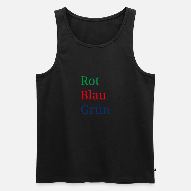 Optische Täuschung Illusion - Männer Premium Bio Tank Top - undefined