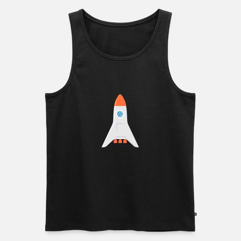 Jaconda - rocket - Männer Premium Bio Tank Top - undefined