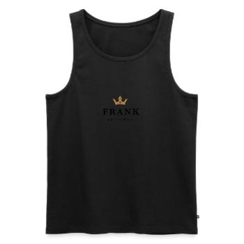 Franc - Débardeur bio Premium Homme - noir - Devant - Michal (187cm)