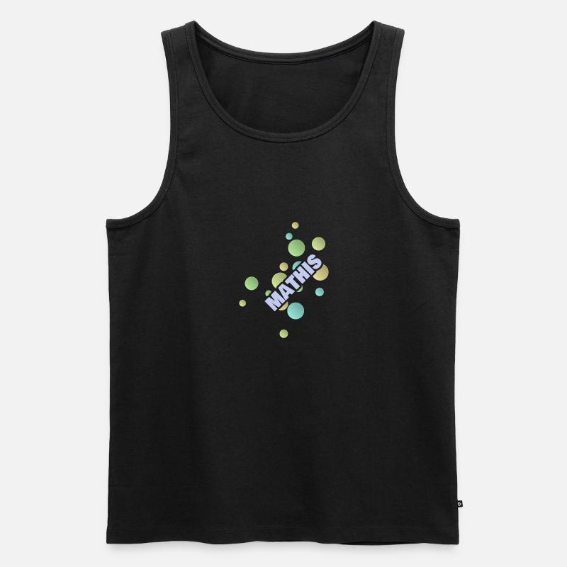 Mathis - Männer Premium Bio Tank Top - Schwarz