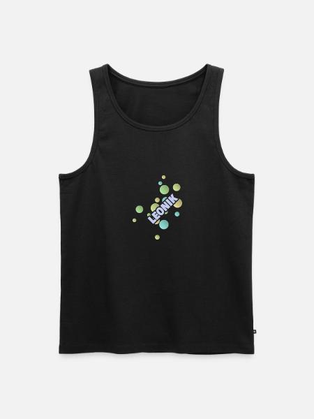 Leonik als Fachhochschule - Männer Premium Bio Tank Top - Schwarz