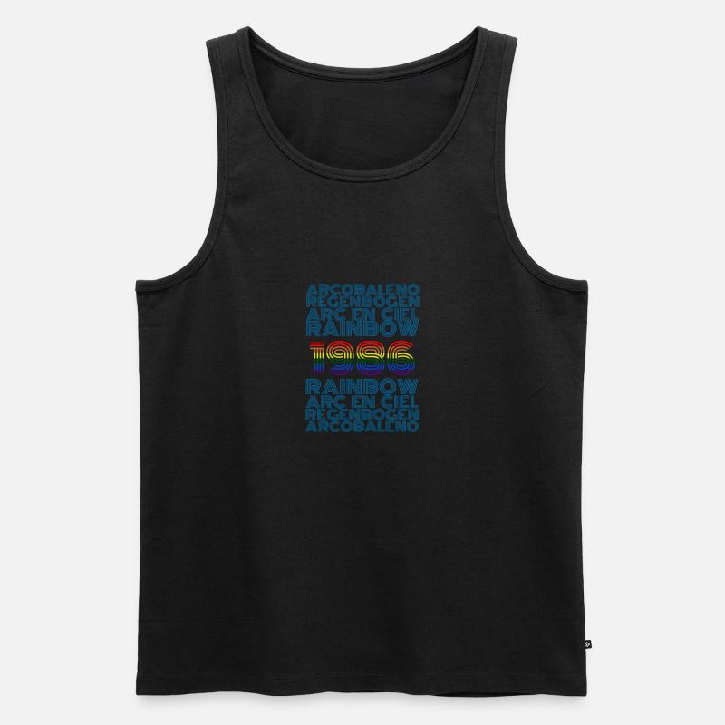 arc 1986 - Männer Premium Bio Tank Top - Schwarz