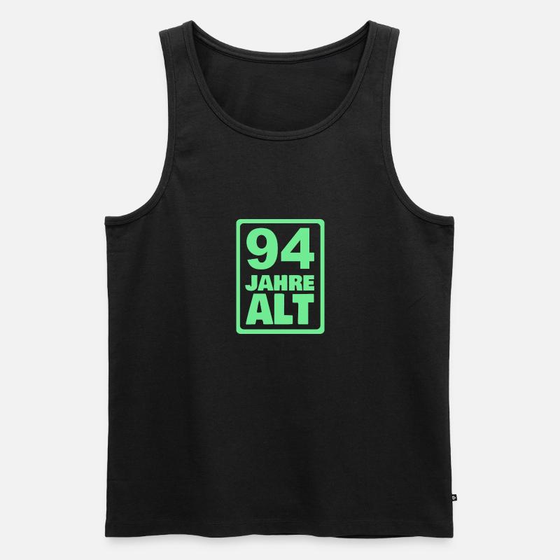 Alt 94 - Männer Premium Bio Tank Top - Schwarz