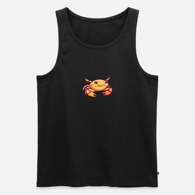 Krabbe Languste - Männer Premium Bio Tank Top - undefined