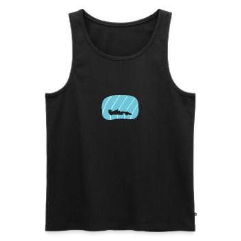 Car Racing Tuner Racing Car - Men's Premium Organic Tank Top - black - Front - AI Model Male 178 light (178cm)