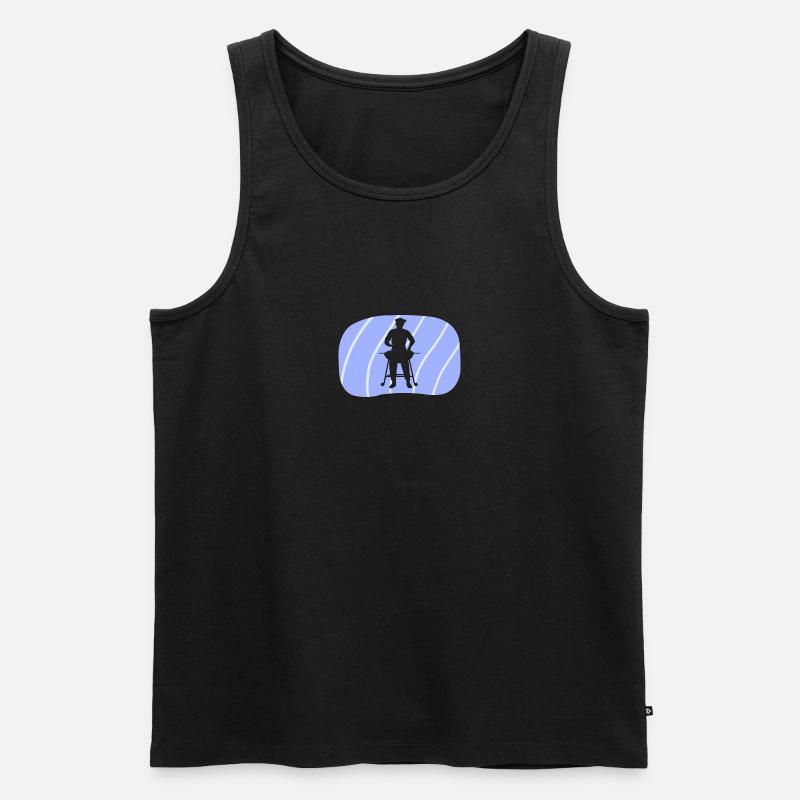 BBQ Grillsaison - Männer Premium Bio Tank Top - undefined