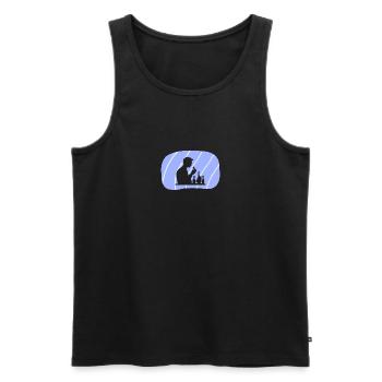 Chemie Periodensystem Atom - Männer Premium Bio Tank Top - Schwarz - Vorne - Michal (187cm)