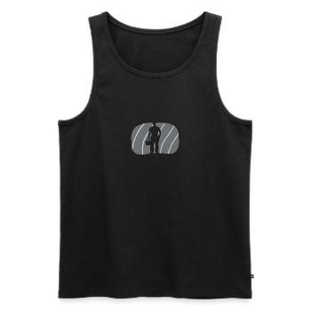 Klempner Schrauber Flaschner - Männer Premium Bio Tank Top - Schwarz - Vorne - AI Model Male 178 light (178cm)