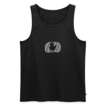 Huhn Hahn Hühnchen - Männer Premium Bio Tank Top - Schwarz - Vorne - Michal (187cm)