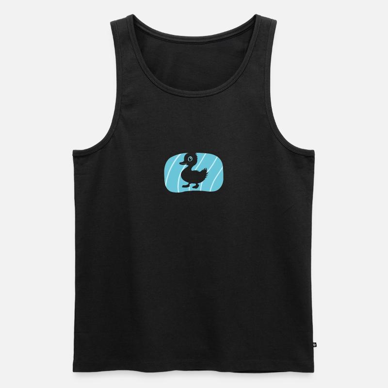 Enten Watscheln Schnabel - Männer Premium Bio Tank Top - undefined