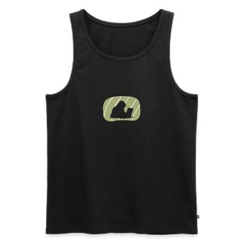 Computer science - Men's Premium Organic Tank Top - black - Front - AI Model Male 178 light (178cm)